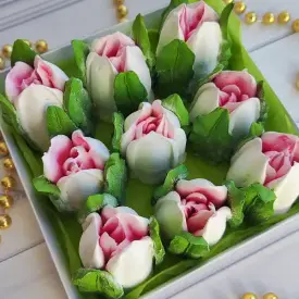 Зефирные розы